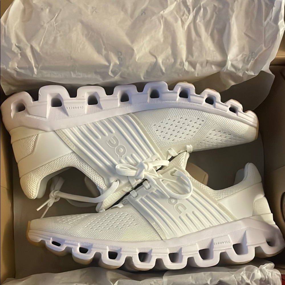 On Running White Athletic Shoes